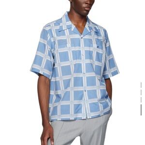 Needles Blue Cowboy Button Up Shirt NWOT